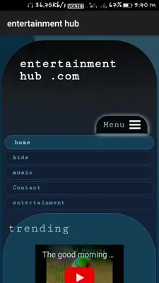 entertainment hub android App screenshot 2